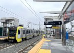 K Line train heading south and about to end its run at Westchester/Veterans Sta